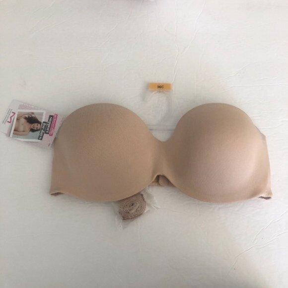 Sweet Nothings Women's Maidenform No Slip Smooth Look Strapless Beige Bra 36C - Picture 7 of 10